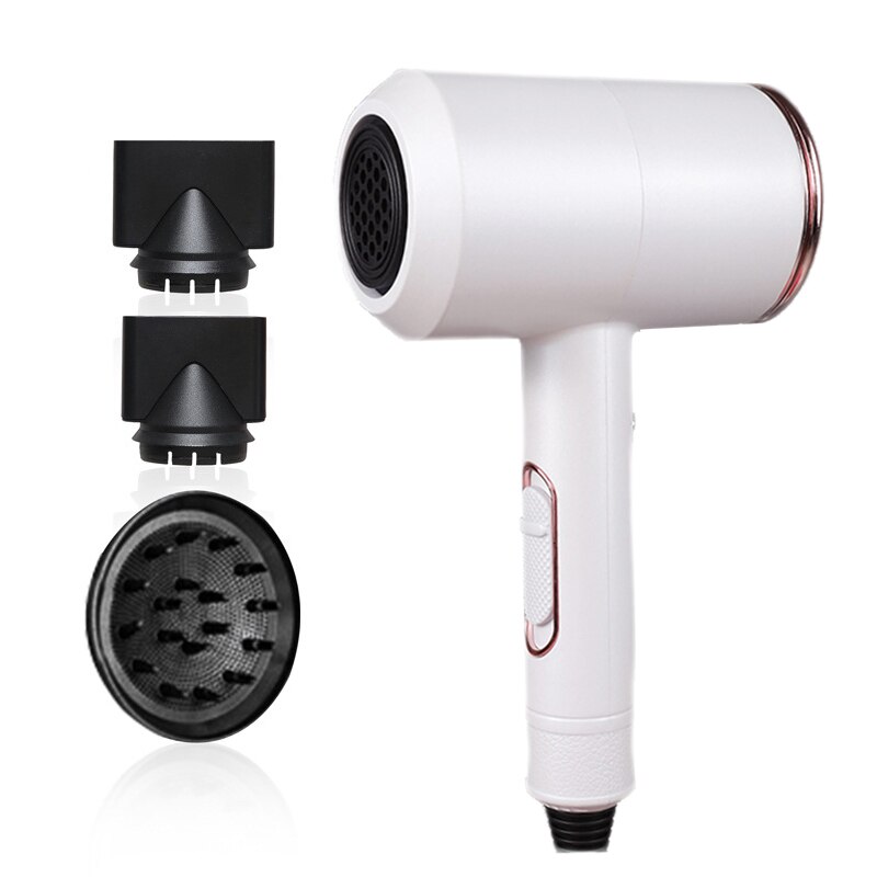 Föhn Professionele Elektrische Föhn Sterke Power Föhn /Cold Air Kappers Blow Haar Drogen Tool: WHITE / Au