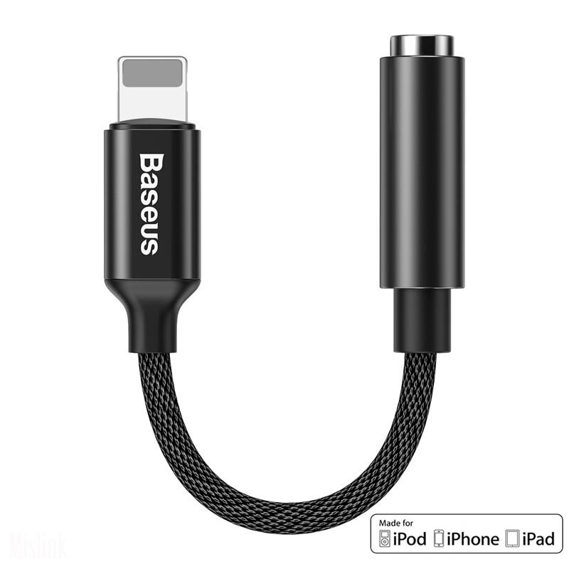 Originele apple lightning  to 3.5mm hoofdtelefoonaansluiting adapter voor iphone xs max  xr 8 7 6 5 11 ipad pro audio converter aux-kabel