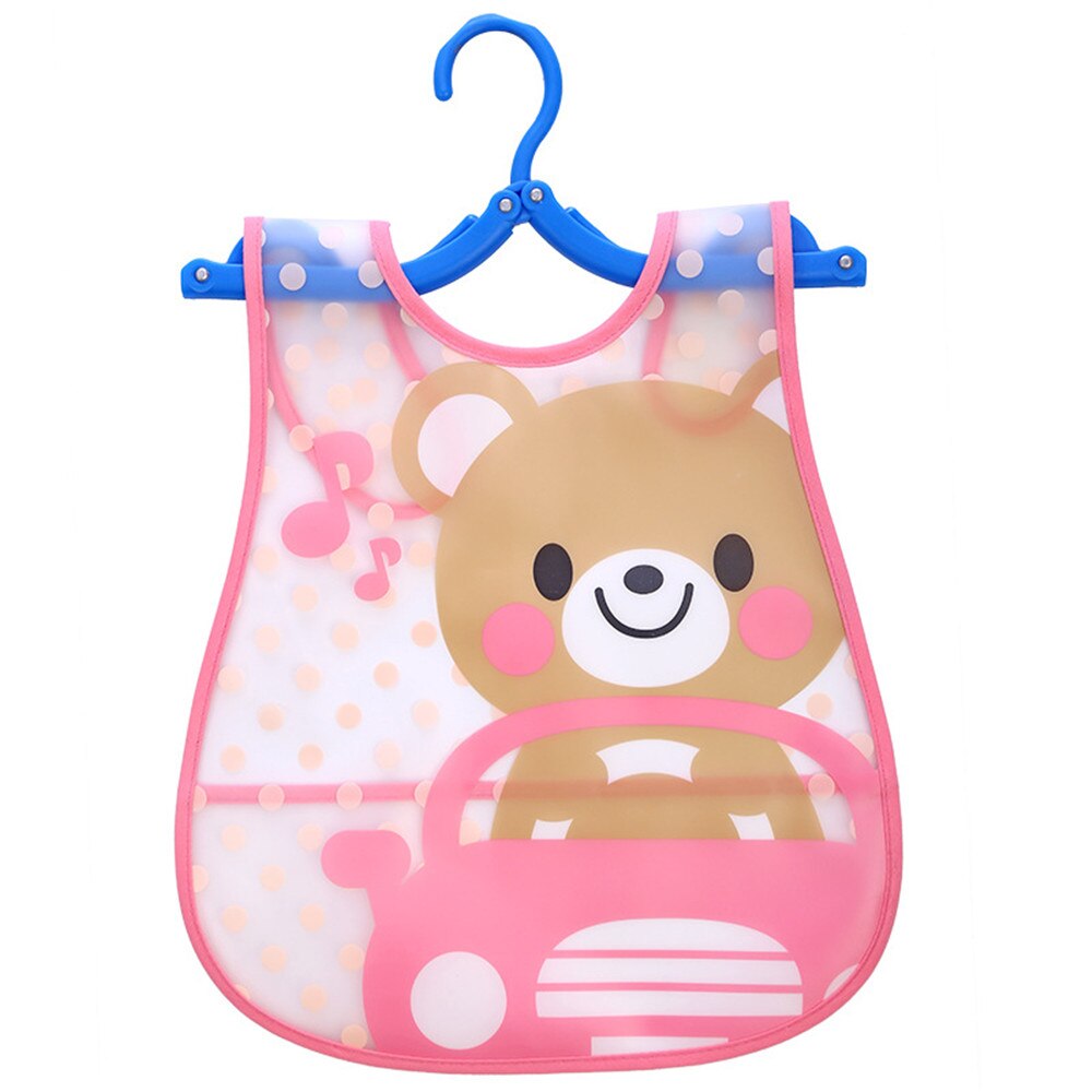 Afille Slabbers Cartoon Print Baby Spullen Plastic Waterdicht Verstelbare Baby Schort Lunch Voeden Kleding Unisex Baby Accessoires: 13
