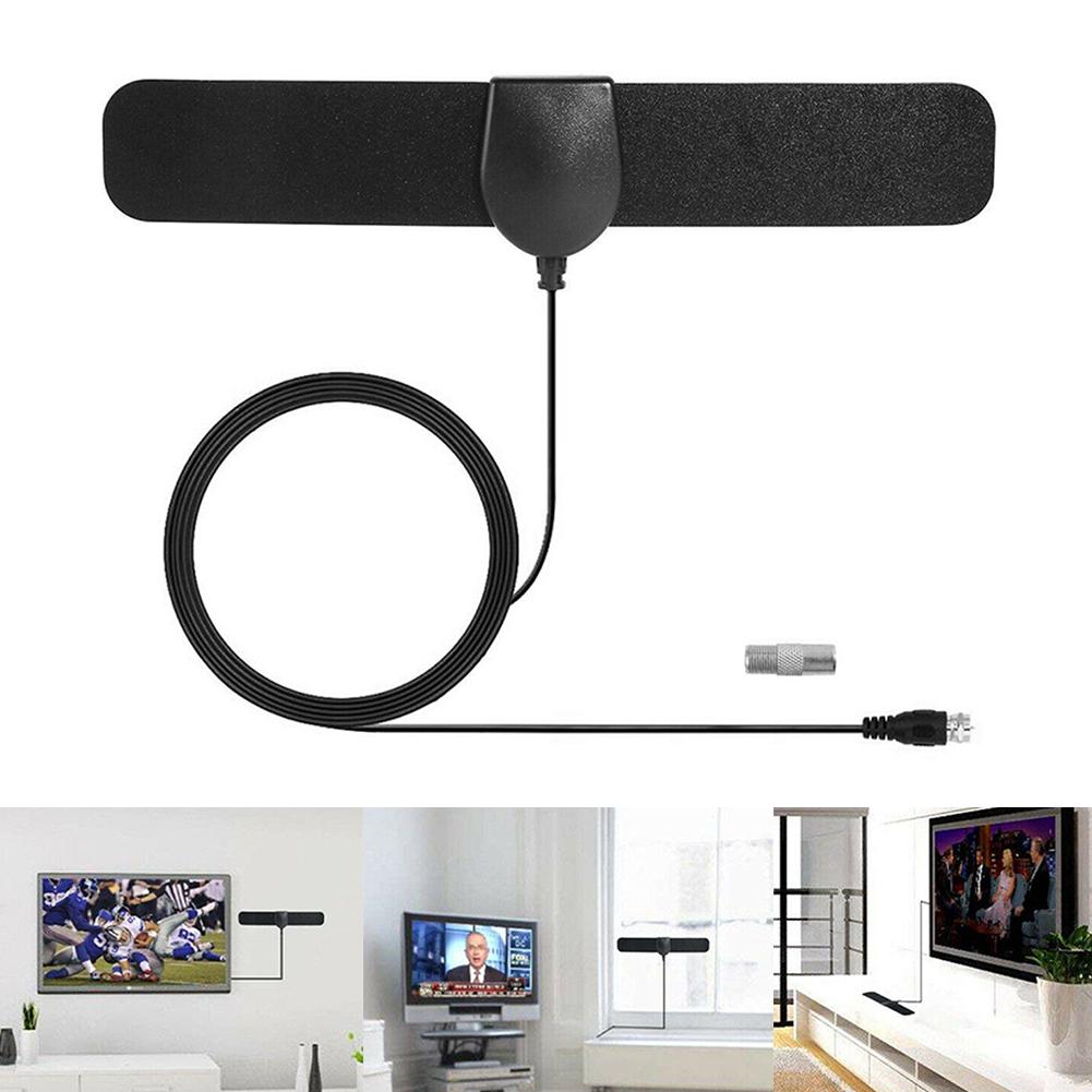 50 Mijl Indoor Digitale Tv Antenne 1080P Hdtv Vhf Uhf Signaal Ontvanger Versterker Opslag Temperatuur-45-85 celsius
