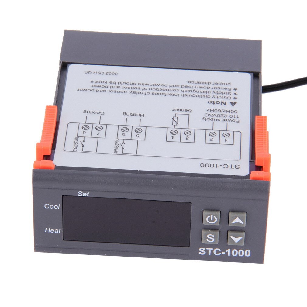 STC1000 Digital Temperature Controller All-Purpose Temperature Controller Thermoregulator With Temperature Diagnostic Tools