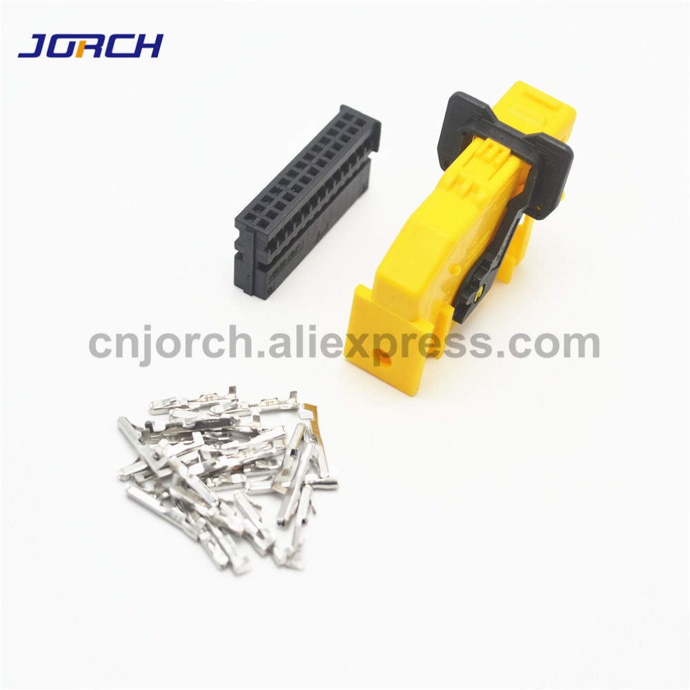 5 Set 26 Way Pin ECU Automotive Connector Plug 185879-1 Auto Wiring Harness Connectors