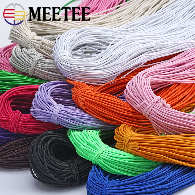 80 mx 1mm miljøvennlig ledning sy elastiske bånd tau armbånd perler strenger gummibånd for hår sløyfe plagg gjør-det-selv håndverk  ky585