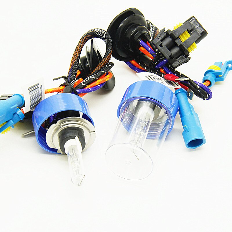 Xenon H1 H3 H7, lámpara de faro hid automático, 24v, 6000k, 1 par