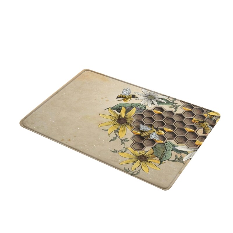 Bee Festival Huis Deur Mat Badkamer Badkamer Antislipmat Slaapkamer Woonkamer Tapijt Vloermat Badkamer Mat badmat: 28