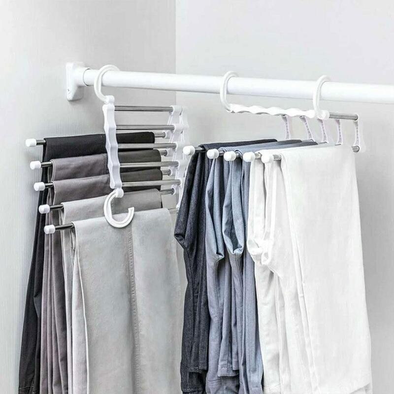 Multi Functional Pants Rack 5 In 1 Pant Rack Shelv... – Vicedeal