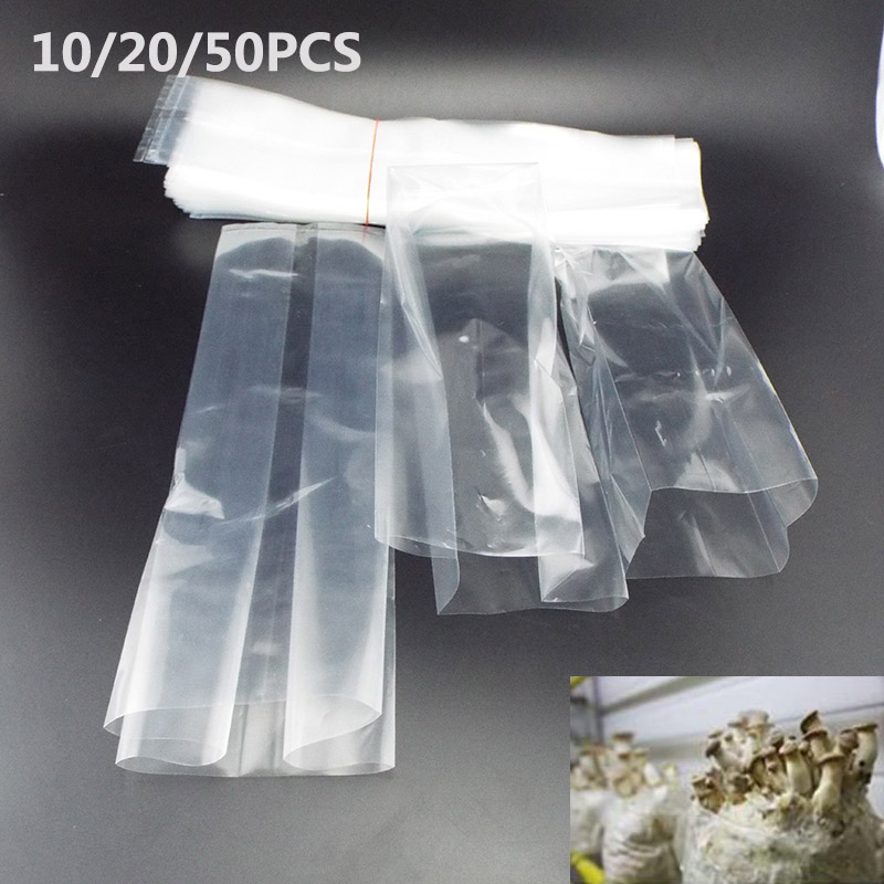 3 Größen PVC-Pilz-laichen-Wachstumsbeutel, Substrat, hohe Temperatur, vorverschließBar, Gartenbedarf, wachsende Pflanzbeutel, Werkzeug
