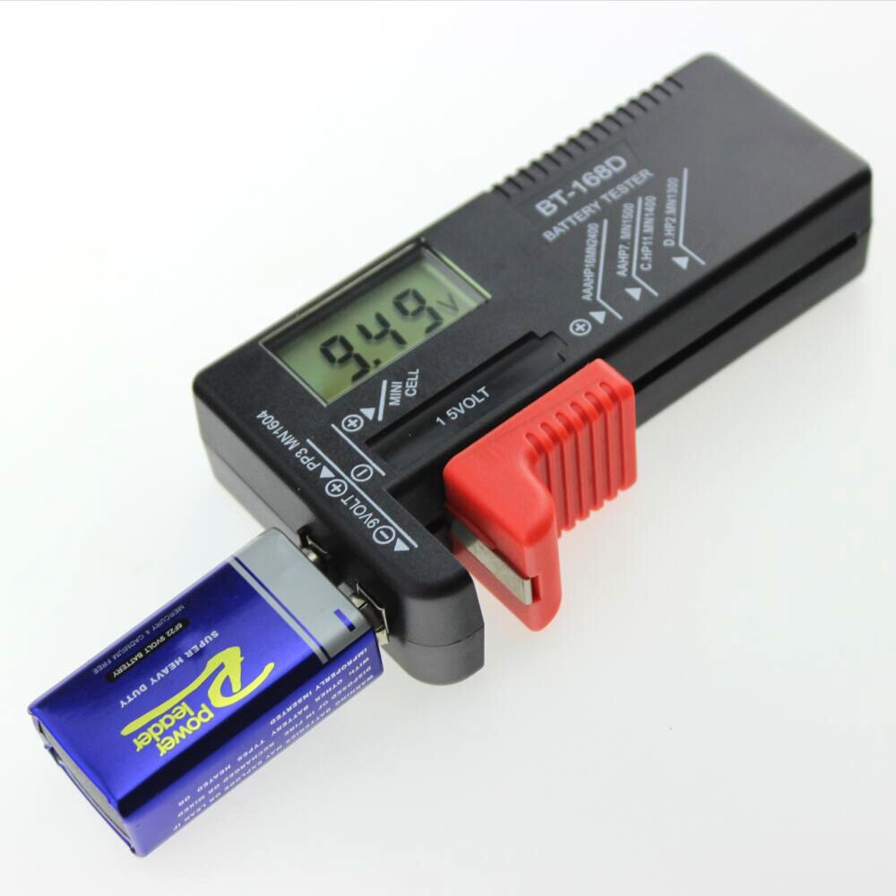AA/AAA/C/D/9 V/1,5 V Display Universal Taste Zelle Batterie Farbe Codiert meter Zeigen Volt Tester Checker BT-168D