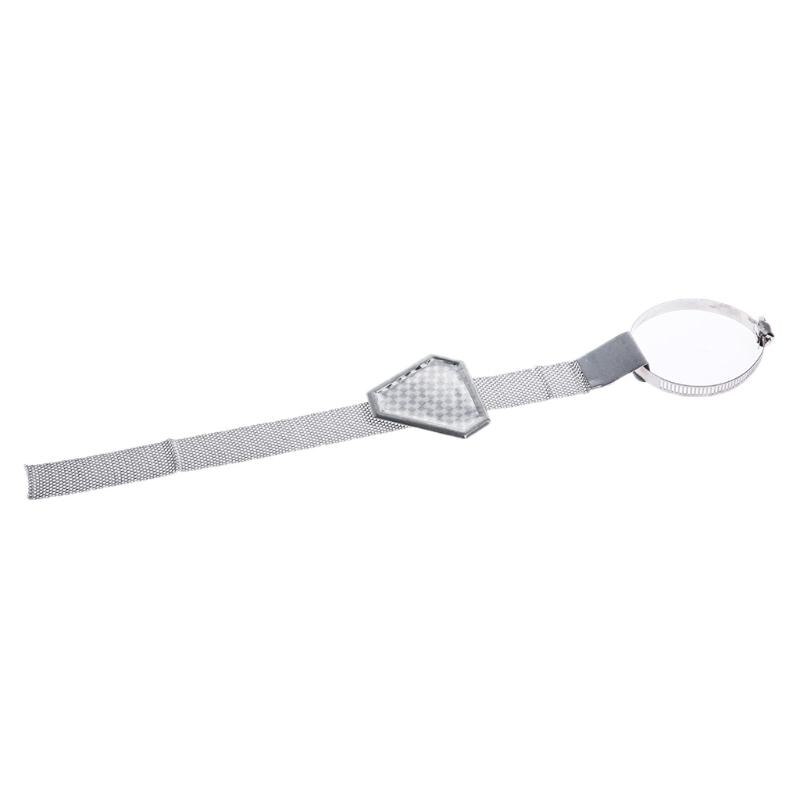 Cinta de Metal antiestática para coche, tiras reflectantes para evitar electrostática, Universal, ,: Silver