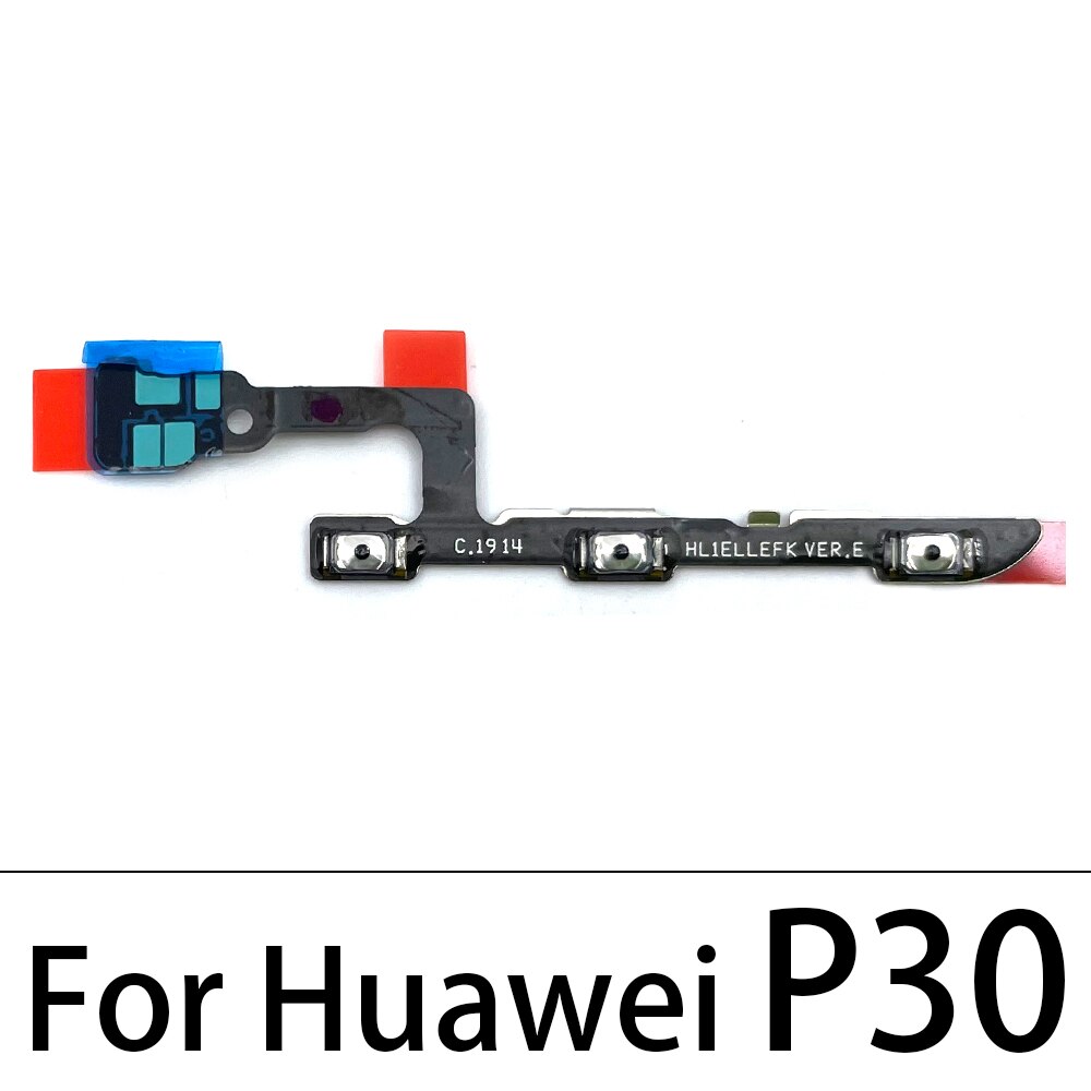 Nowy przycisk włączania zasilania przycisk boczny przycisk Flex Cable dla Huawei P8 P9 P10 P20 P30 P40 Lite E 5G Pro Plus 2016: P30