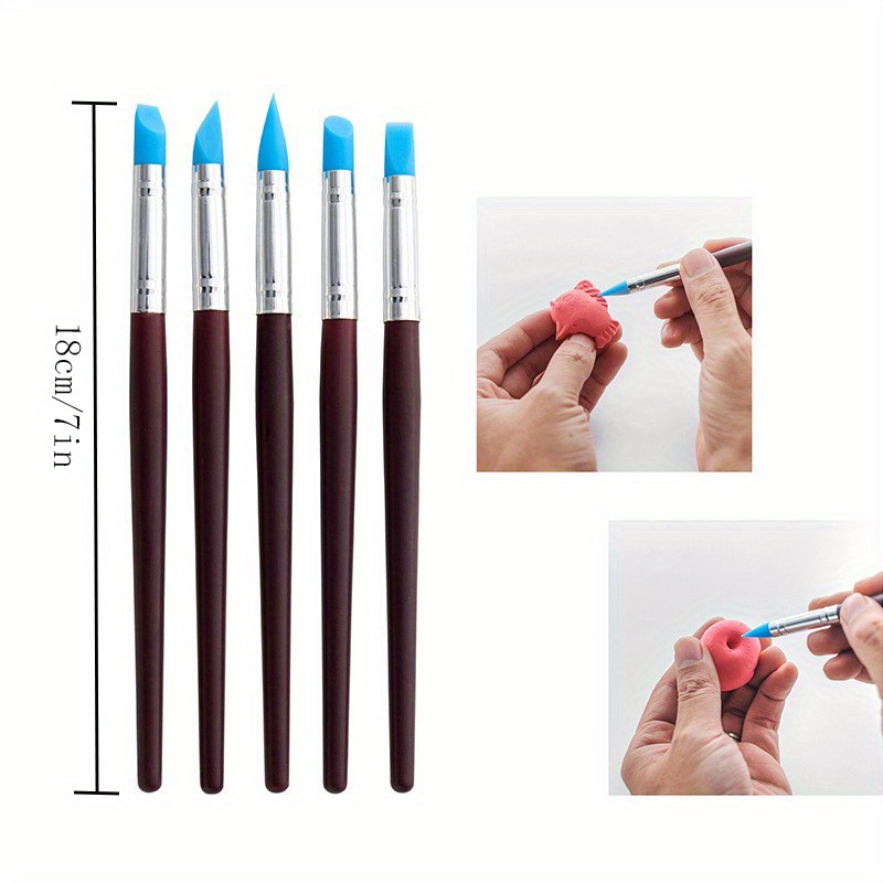 Clay Tools Kit Polymer Clay Tools Ceramics Clay Sculpting Air Dry Clay Tool Set for Pottery Craft Baking Carving Molding Shaping: Gold