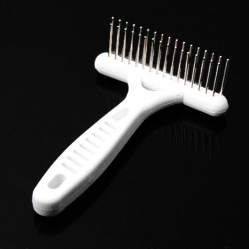 White Comb for Dogs Brush Short Long Hair Fur Shedding Remove Cat Dog Brush Grooming Tools Pet Dog Supplies