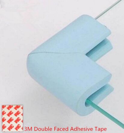 Protectores para las esquinas de las mesas de vidrio para bebés, protectores para bordes y esquinas, pegatina, Protector de esquinas seguro para bebés, protecciones de seguridad de bordes: Corner Guards Blue