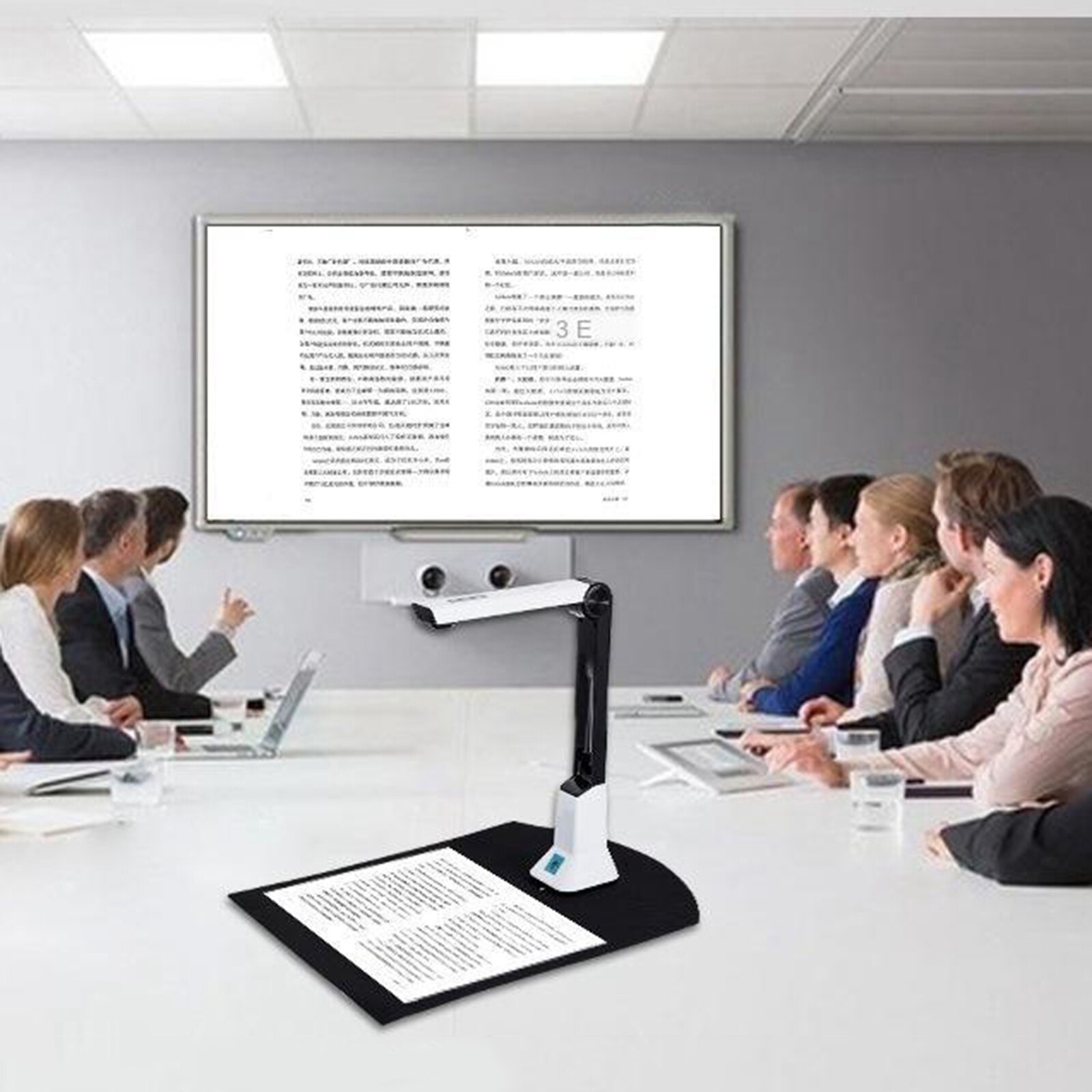 KC5M01 Portable 8MP HD A4 A5 Smart Document Scanner High Speed real-time scanning for Classroom Office Library