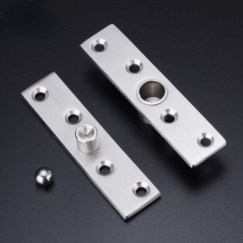 360 Degree Rotation Axis 75mm 95mm Stainless Steel Up and Down Doors Rotating Hinges Location Shaft Hidden Pivot Hinge
