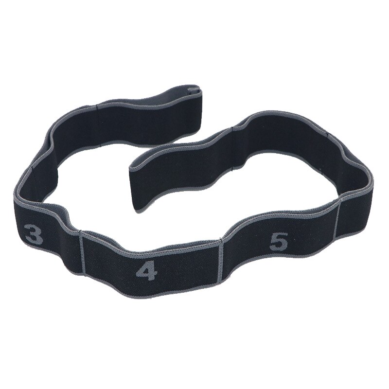 Yoga stretchband band weerstandsband elastische dansband training rallyband fitness stretchen crossfit fitnessapparatuur: Grijs 