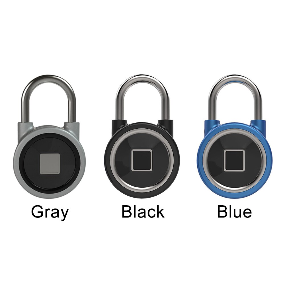 Lock Box Padlock Unlocking Monitor Fingerprint Keyless Safety Smart Door Bluetooth Cabinets