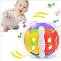 Baby ball fargerik sensorisk ball myk ring bell ball tidlig pedagogisk leke uk nyfødt hånd rangle miljø moro bite: 02 mykt lim