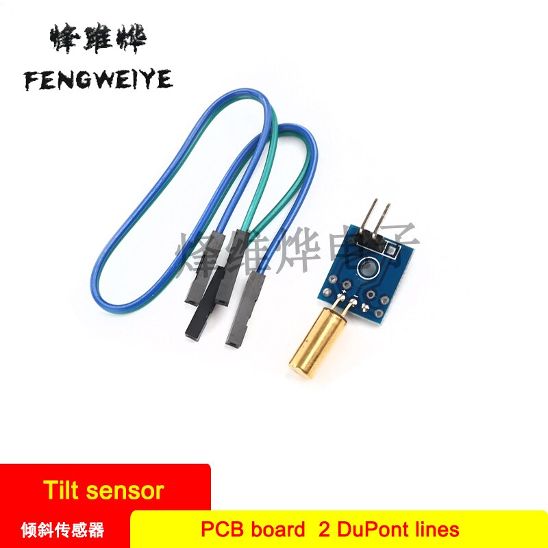 Panel Tilt Sensor Met Kleine Plaat Bevat Kleine Printplaat 2 20 Cm Lang Dupont Lijnen En Sensoren