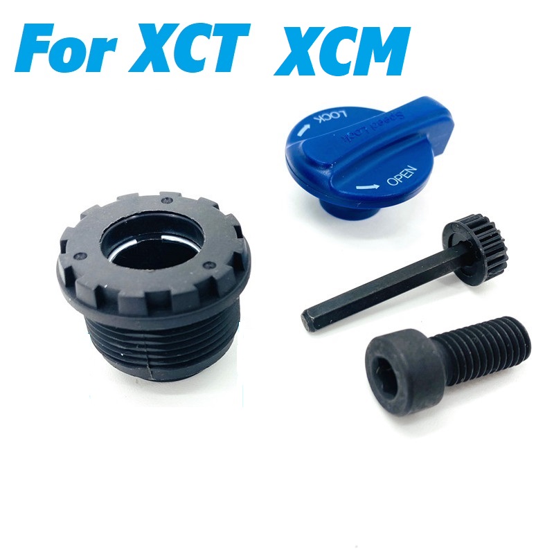 SR SUNTOUR XCM 30 XCT 28 cubierta de palanca de bloqueo de velocidad de horquilla delantera tapa final conjunto de perno cartucho de Control de hombro tapa superior