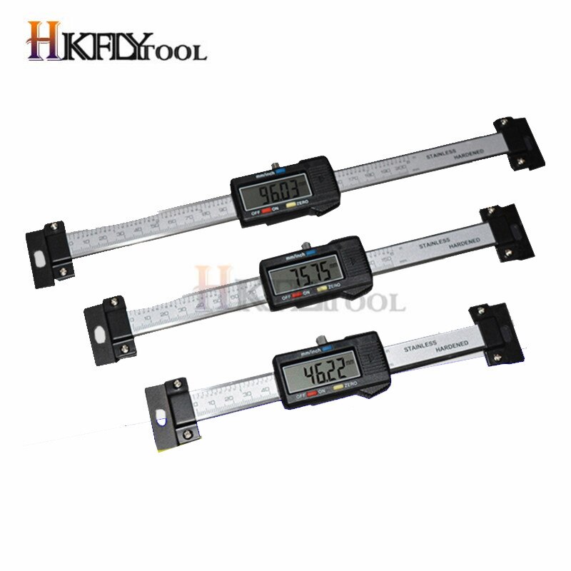 100mm 150mm 200mm 300mm Digital Horizontal Scale Units Horizontal Electronic Scale Unit LCD Display Inch/MM Machinist Tools