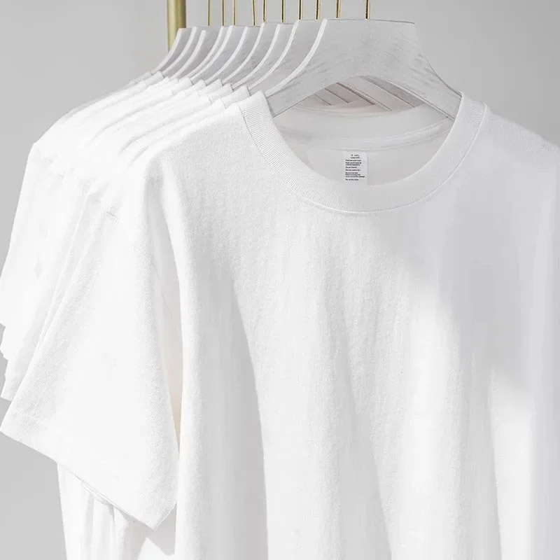 Camiseta de algodón puro con estampado gráfico de fresa para hombre y mujer, ropa de urbana de manga corta, Top Kawaii Y2k de otoño