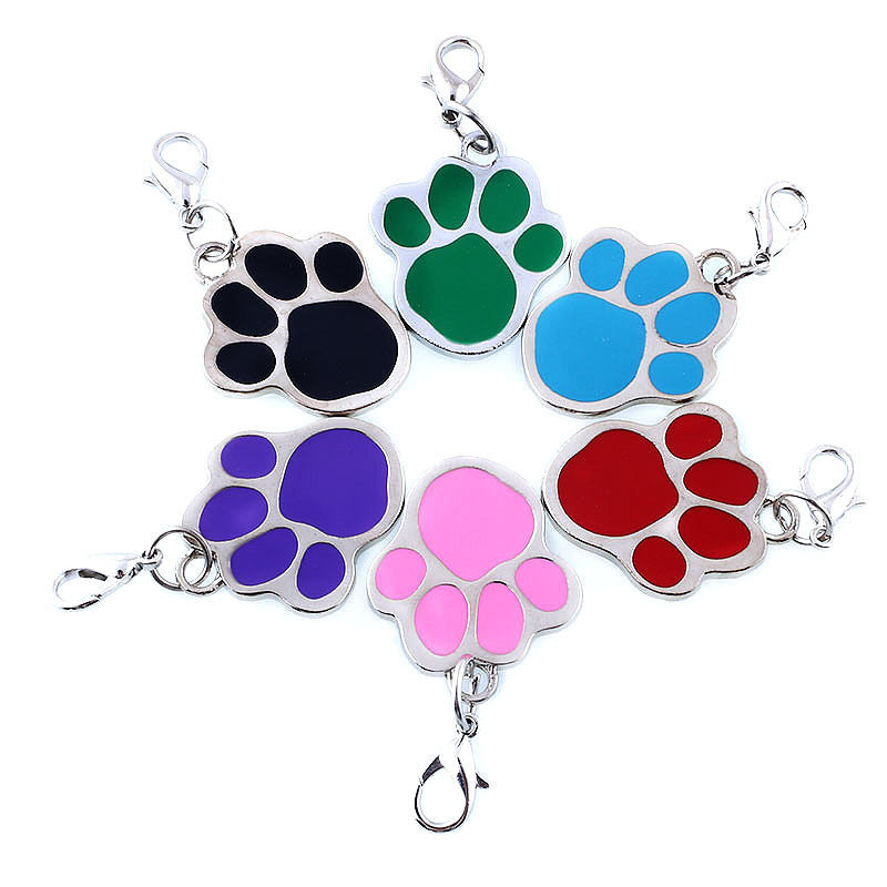 Hond Poot Stijl Hond Naam Hond Ketting Tag Huisdieren Voor Huisdieren Mode Sleutelhanger