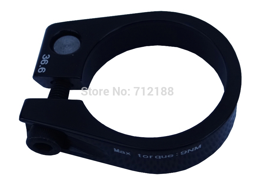 Abrazadera de sillín de aleación para bicicleta de montaña/carretera, 36,6mm