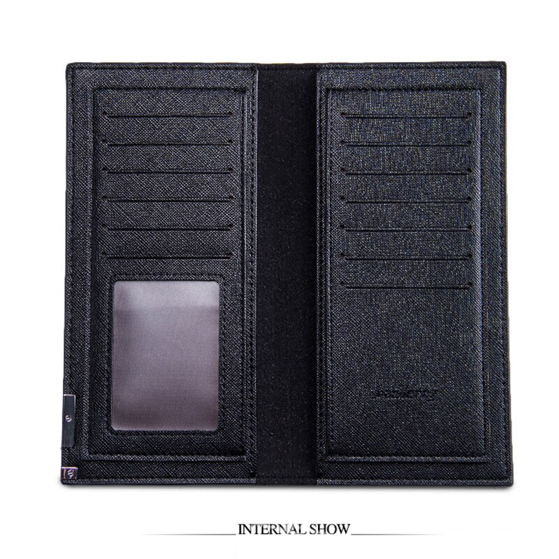 Men Thin Wallet leather purse long slim wallet famous brand male clutch big capacity credit card wallet !