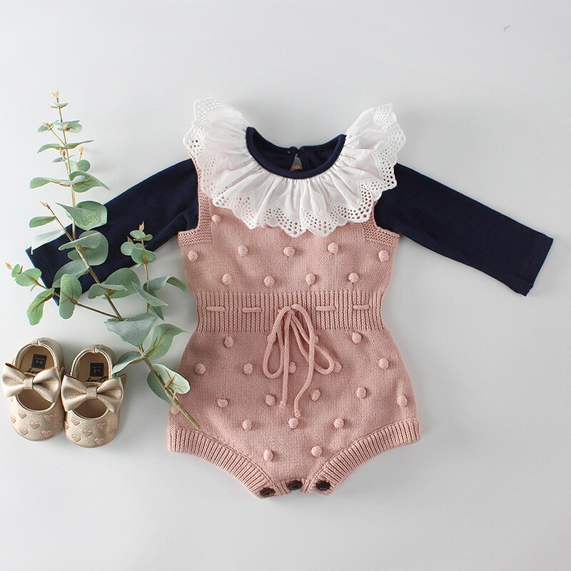 Milancel Boxpakjes Lente Baby Jongens Kleding Handgemaakte Prom Peuter Meisjes Bodysuits Knit Bodysuits Voor Baby Meisjes