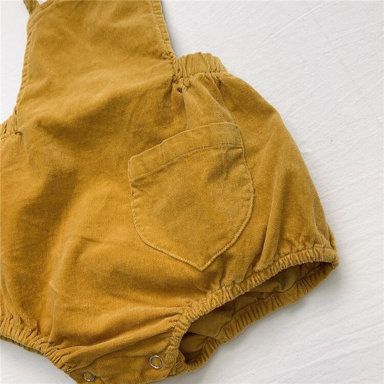Herfst Baby Unisex Corduroy Overalls Mooie Baby Meisjes En Jongens Bodysuit Mouwloze Jumpsuit Kids Overalls