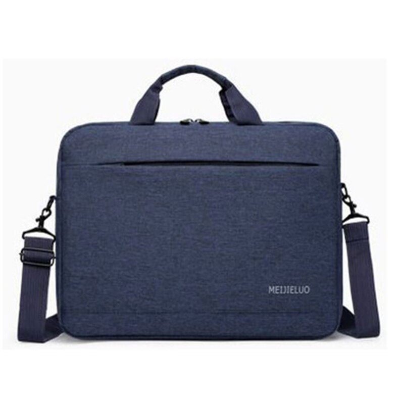 Laptop Bag Sleeve For 13",14",15 Inch Bag For Macbook Air Pro 13.3" 15.6" Waterproof Notebook Handbag shoulder Bag macbook case: Blue