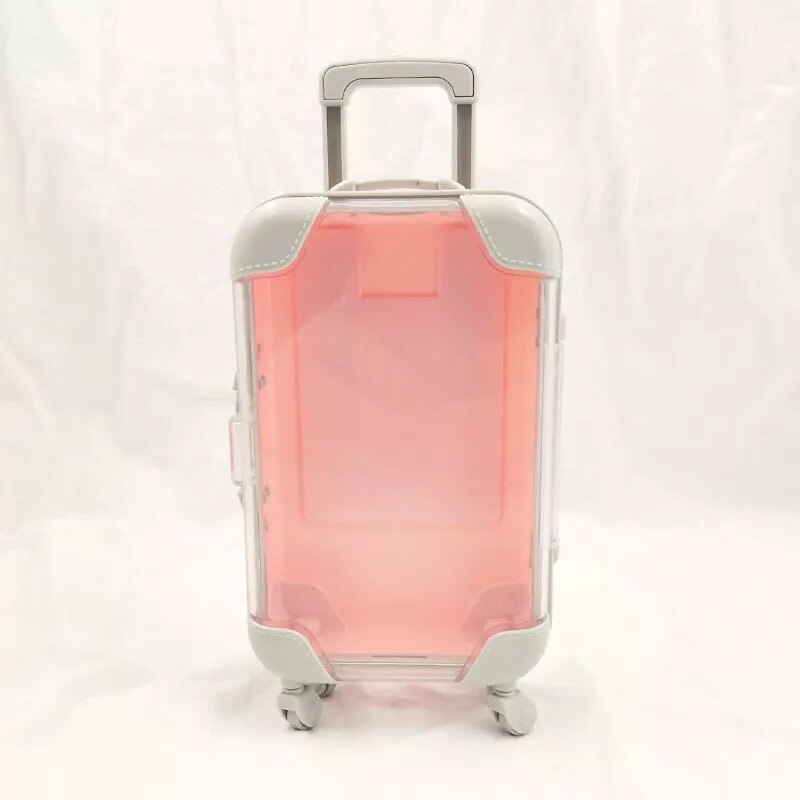 cute suitcase luggage eyelash packaging for mink lashes: only 10 lash box / 2