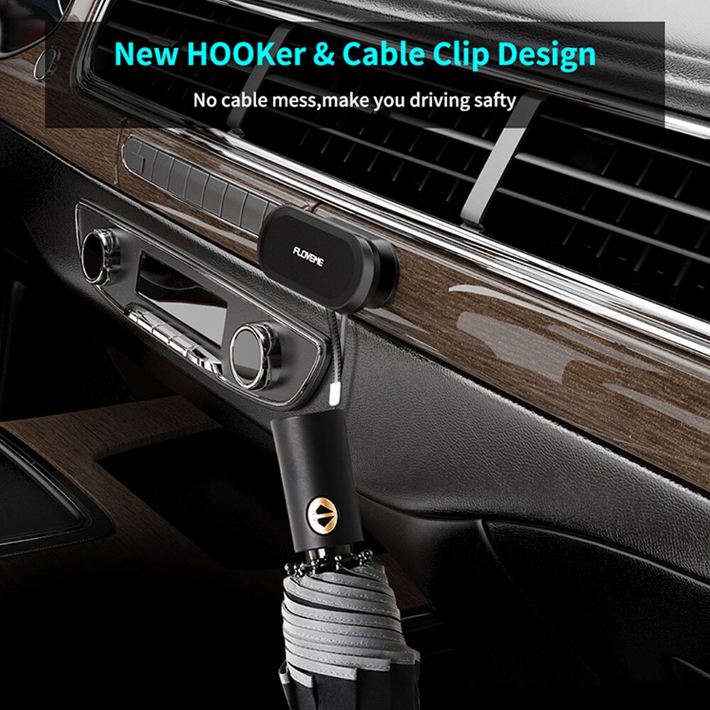 Magnetic phone holder Navigation bracket for car Dashboard Mini Strip Shape Stand 360° rotation Magnet GPS Car Mount for iphone