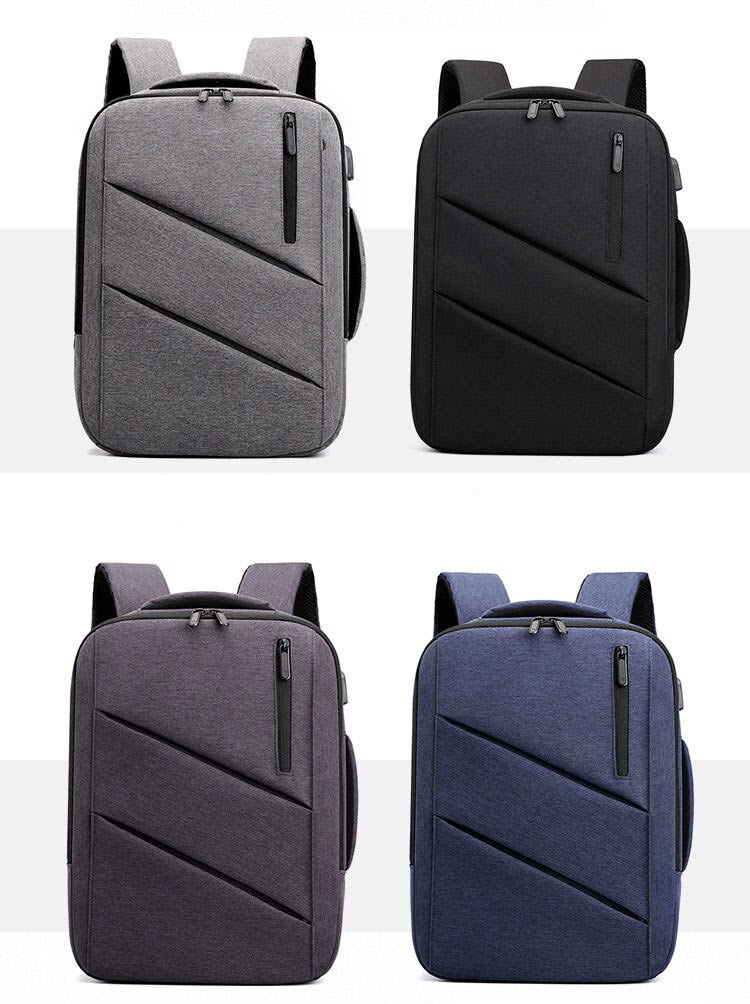 Chuwanglin旅行のバックパック男性ビジネスバックパック男性mochila usb充電15.6 "ラップトップバッグ大容量のバックパックD81901