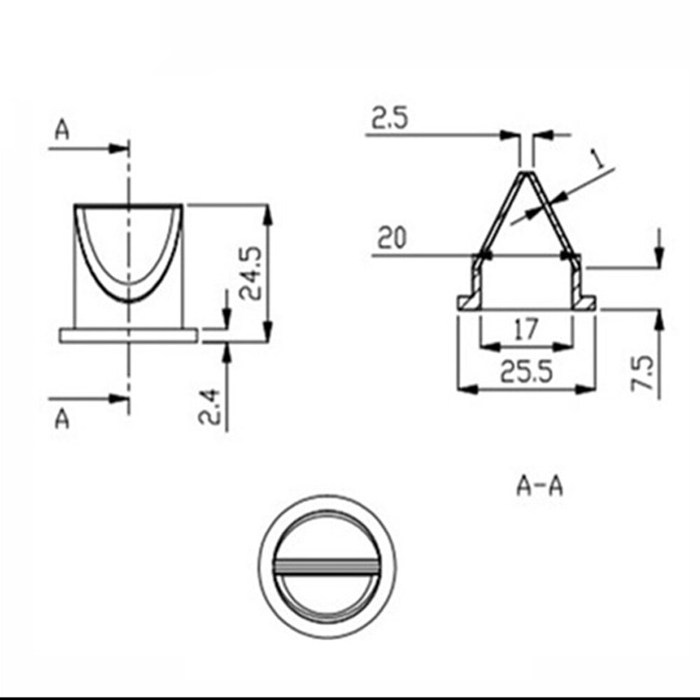 10 pieces Black Silicone Duckbill Valve One-way Check Valve 25.5 * 17* 24.5 MM for Liquid and Gas Backflow Prevent