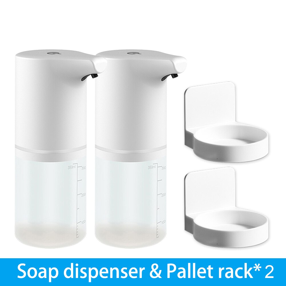 Automatic Foam Soap Dispenser Touchless Sensor USB Charging Smart Foam Machine Infrared Sensor Liquid Dispenser Hand Sanitizer: Standard Set X 2