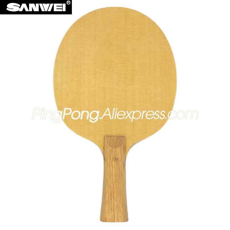 Original SANWEI HC6S Hino-Carbon Table Tennis Blade Racket (Light Weight, 3+2 HINOKI CARBON OFF+) HC-6S Ping Pong Bat Paddle