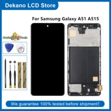Tuotteelle samsung galaxy  a51 a515 a515f sm -a515f/ ds sm -a515f/ dsn sm -a515f/ dst lcd -näyttö kosketusnäytön digitointikehystyökalut