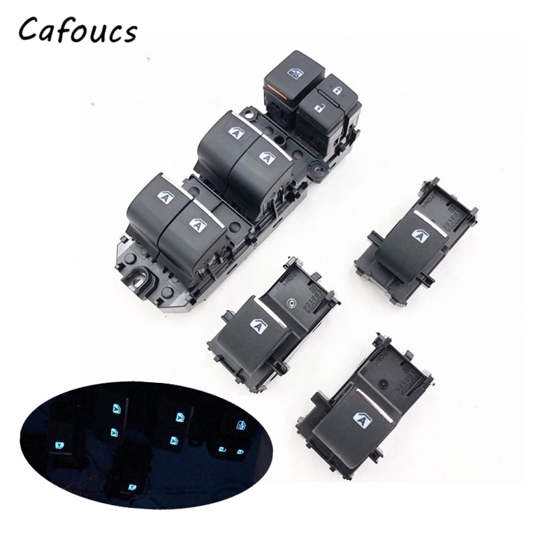 Lighted LED Electric Power Window Control Switch Button For Toyota RAV4 RAV 4 CHR Left Driving Backlight