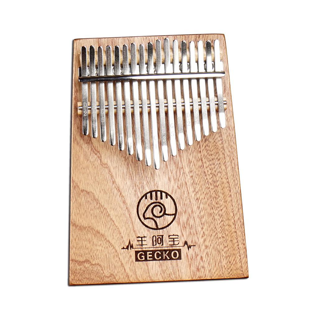 Yfashion 17 Keys Kalimba Thumb Piano Mahogany Wooden Mbira Musical Instrument Africa Finger Piano K17GY