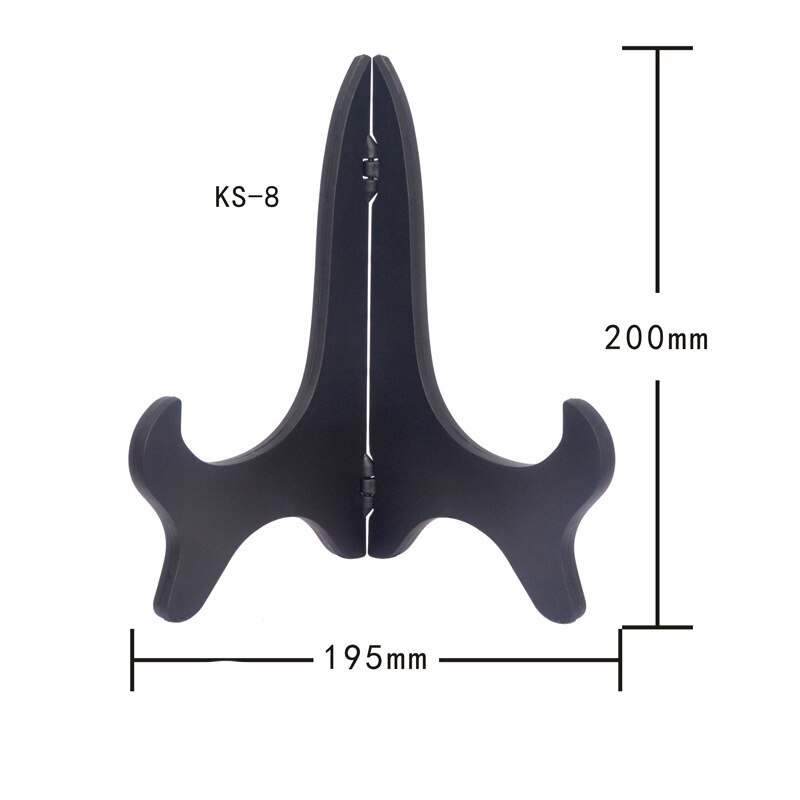 1pc staffeli tallerkenholder bakke billedrammer foto piedestal holder bærbar badge tallerken display stativ køkken tallerken stativ organizer: 8 tommer