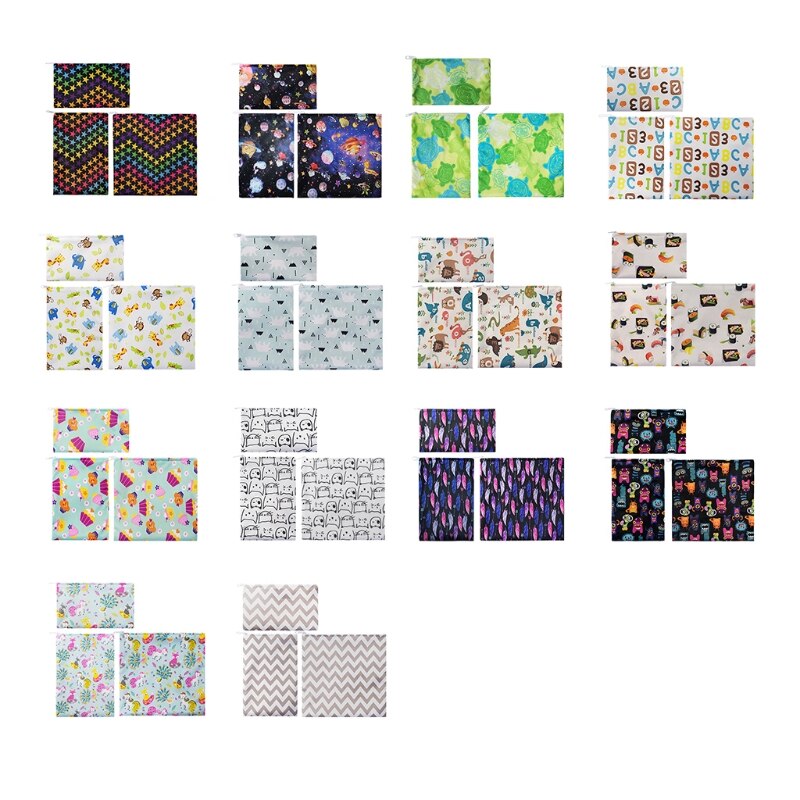 Snack Bags Set of 3 Waterproof Food Storage Bags for Sandwich Insulation ​Bags 45BE