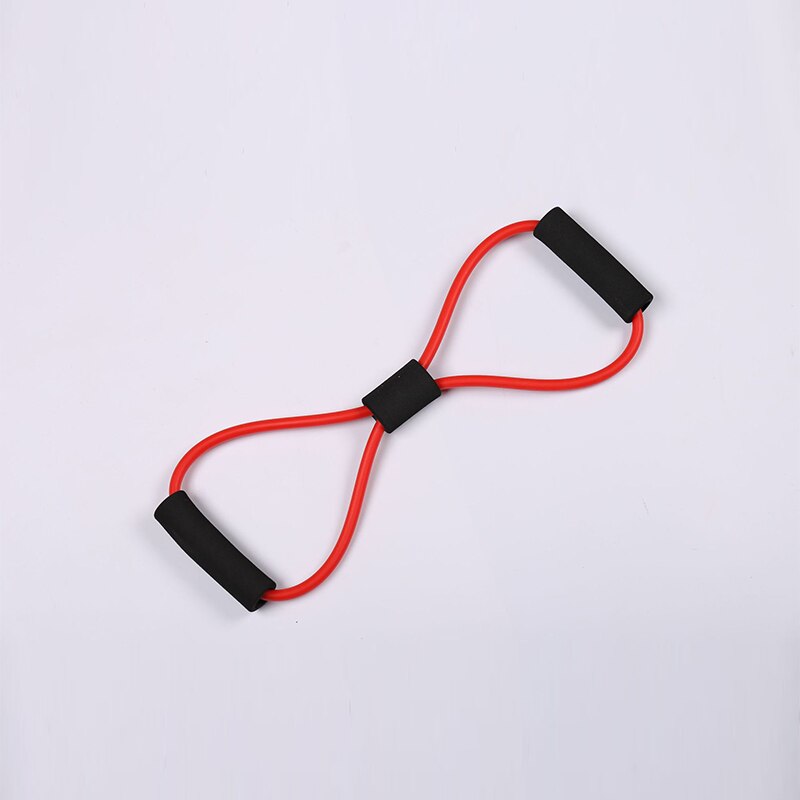 Cinta elástica de resistencia para entrenamiento de Crossfit, equipo de goma de látex para el pecho, Fitness, Yoga: MAA011-RD