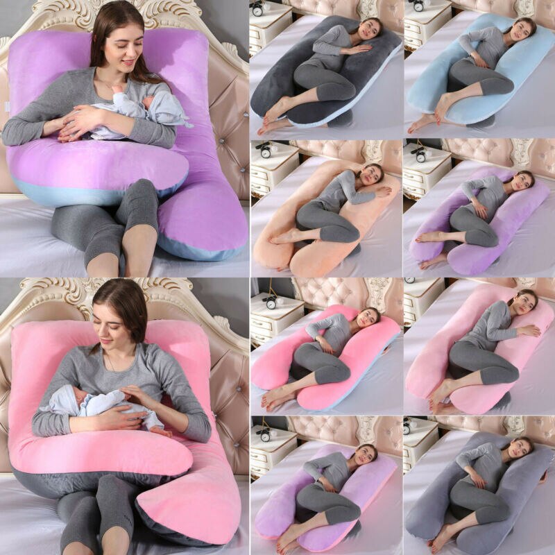 U Shape Pregnancy Pillow Bedding Full Body Comfortable Pregnant Sleeping Cushion Pregnant Pillow