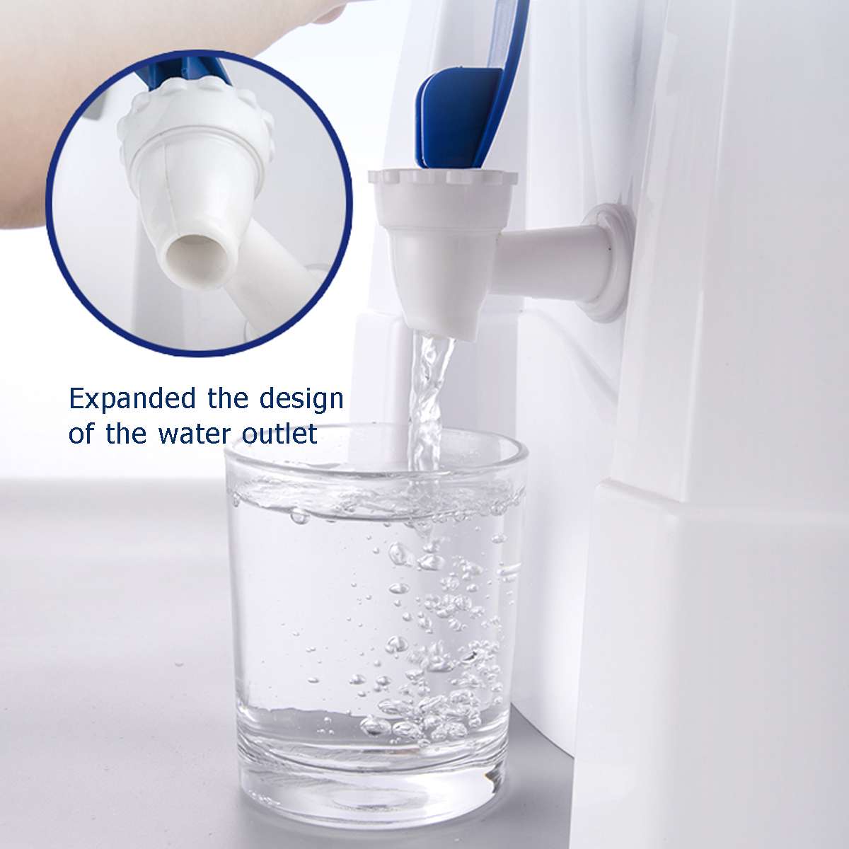 Desktop Cold Water Dispenser Portable Countertop Cooler Drinking Faucet Tool Water Holder Press Water Pumping Device For Home