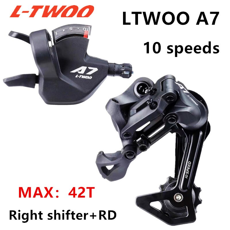 Mountain BikeA7 1X10 10 Speed Derailleurs Trigger Groupset 10s 10v Shifter Lever Rear Derailleur Switches Compatible SRAM and