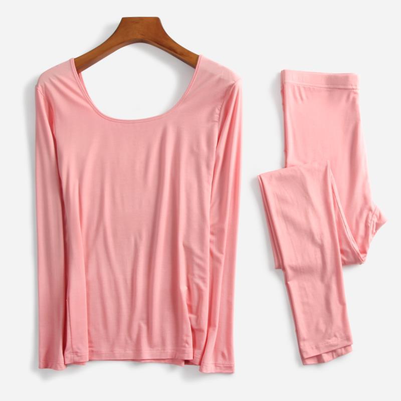 Winter Clothes Women Long Sleeve Plus Size &amp; One Size Thermal Long Johns Autumn Long Johns Solid Warm Women Thermal Underwear