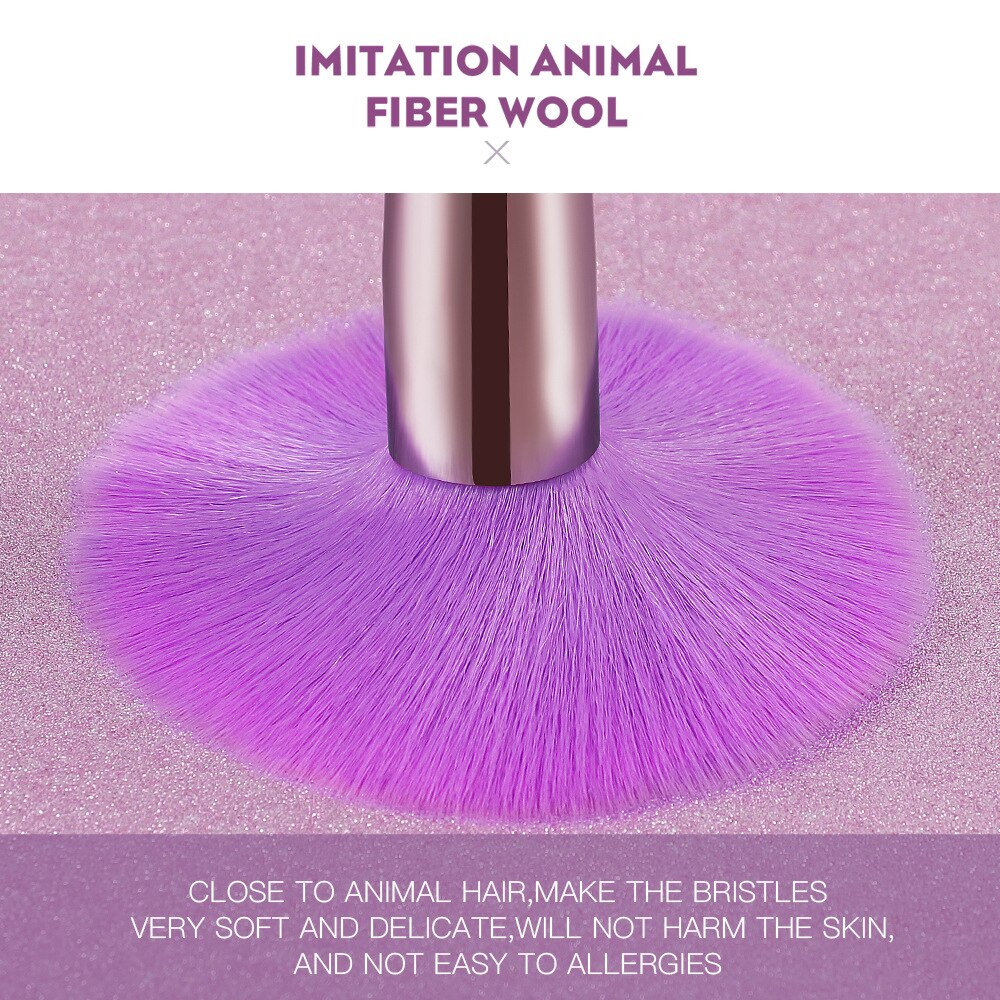 Origin envy 10 stk sminkebørster verktøysett kosmetisk pudder øyenskygge foundation blush blending beauty make up brush maquiagem