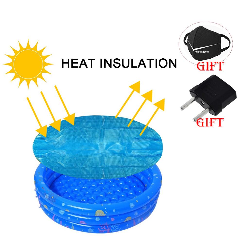 Swimming Pool Solar Cover Insulation Film Inflatable Swimming Pool Mat Sun-proof Antidust Antievaporation Water Pool Cover